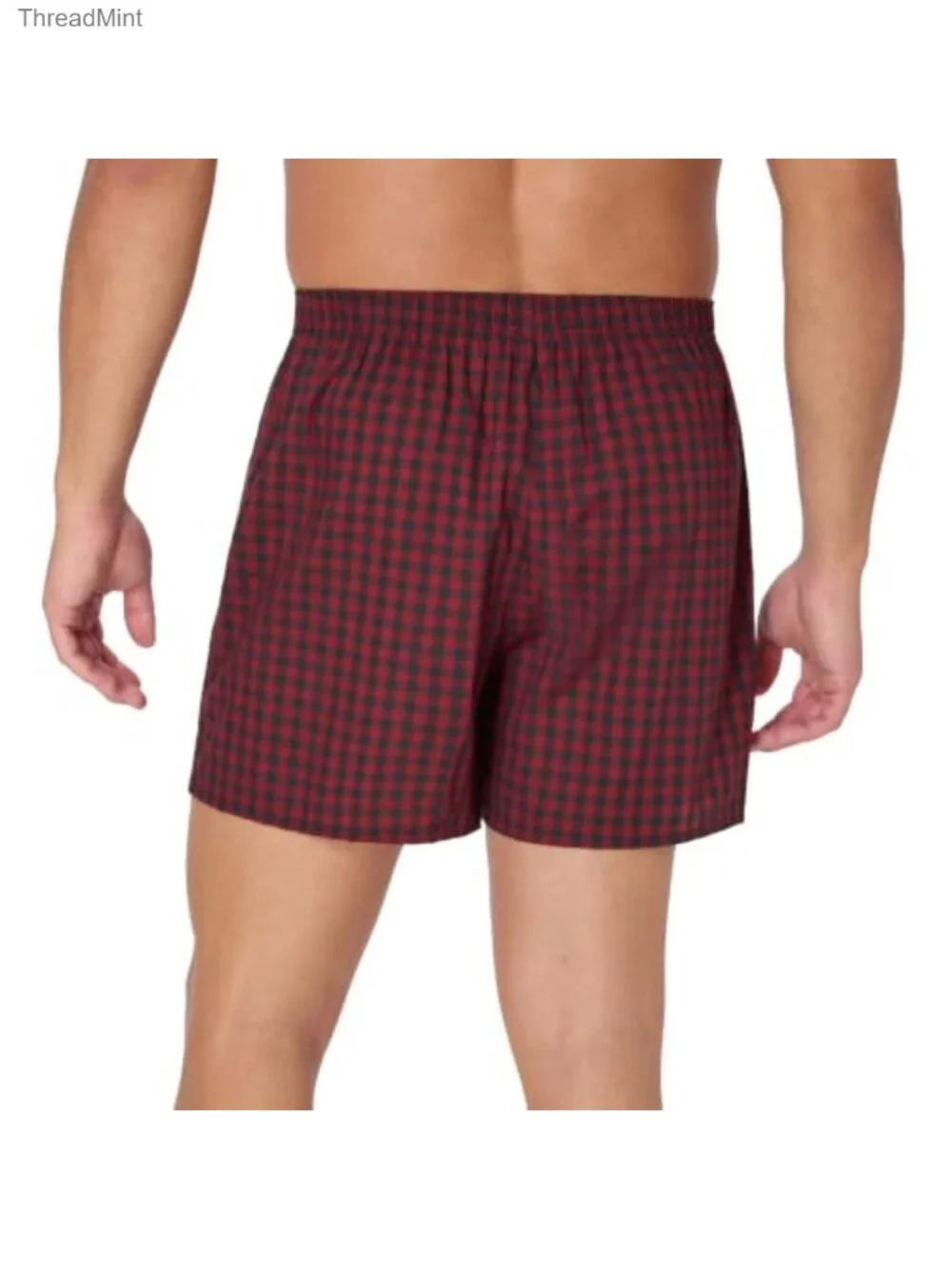 Men's Cotton Stretch Boxers 3-Pack Moisture Wicking Tagless Underwear